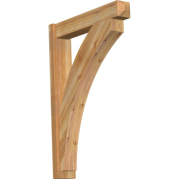 Ekena Millwork Thorton Rough Sawn Craftsman Outlooker, Western Red Cedar, 6"W x 30"D x 42"H OUT06X30X42THR04RWR - main